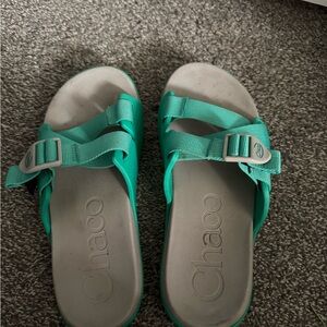 Chaco Aqua Green Sandals